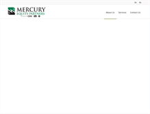 Tablet Screenshot of mercuryequitypartners.com